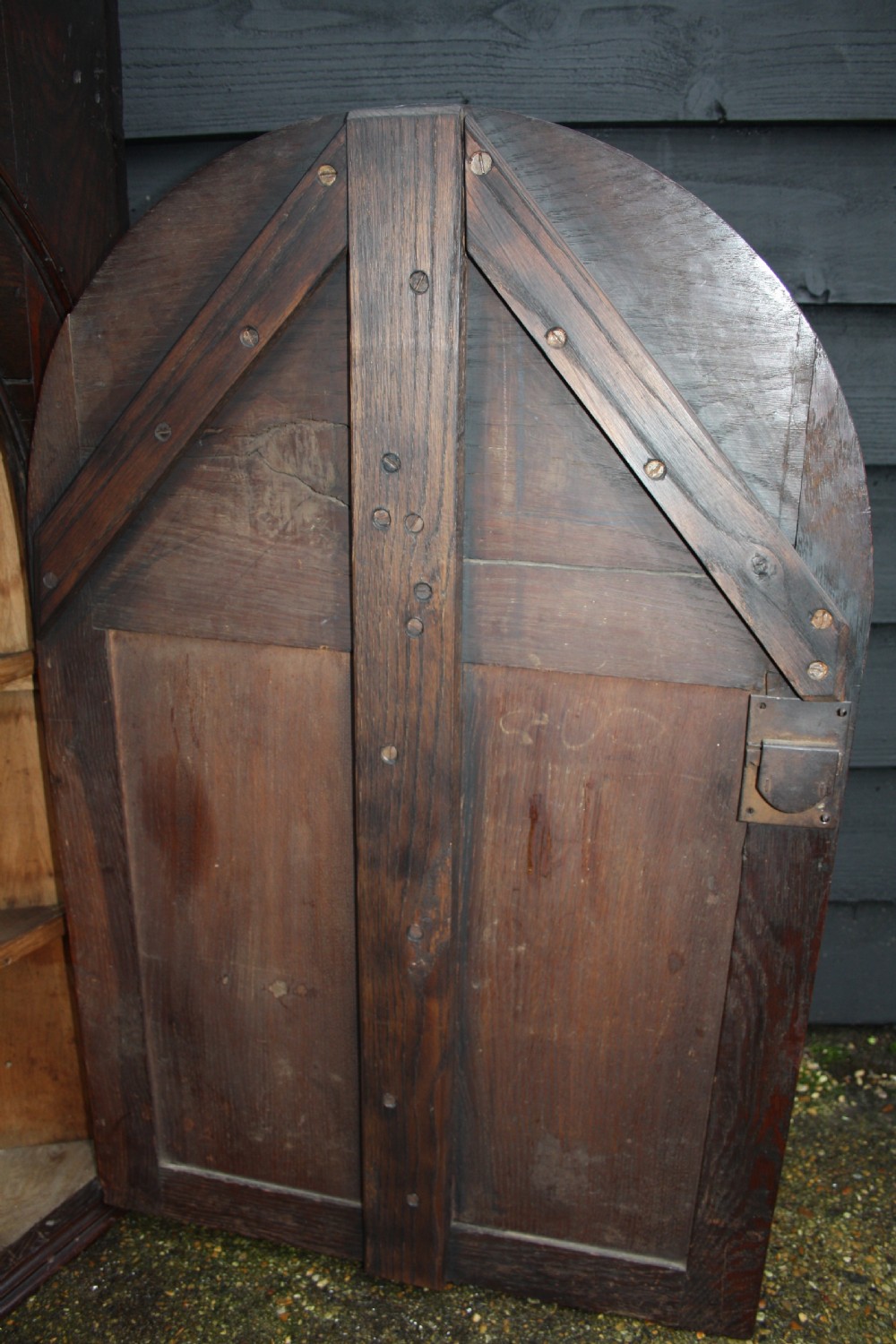 Mid 18th century oak corner cupboard View XII