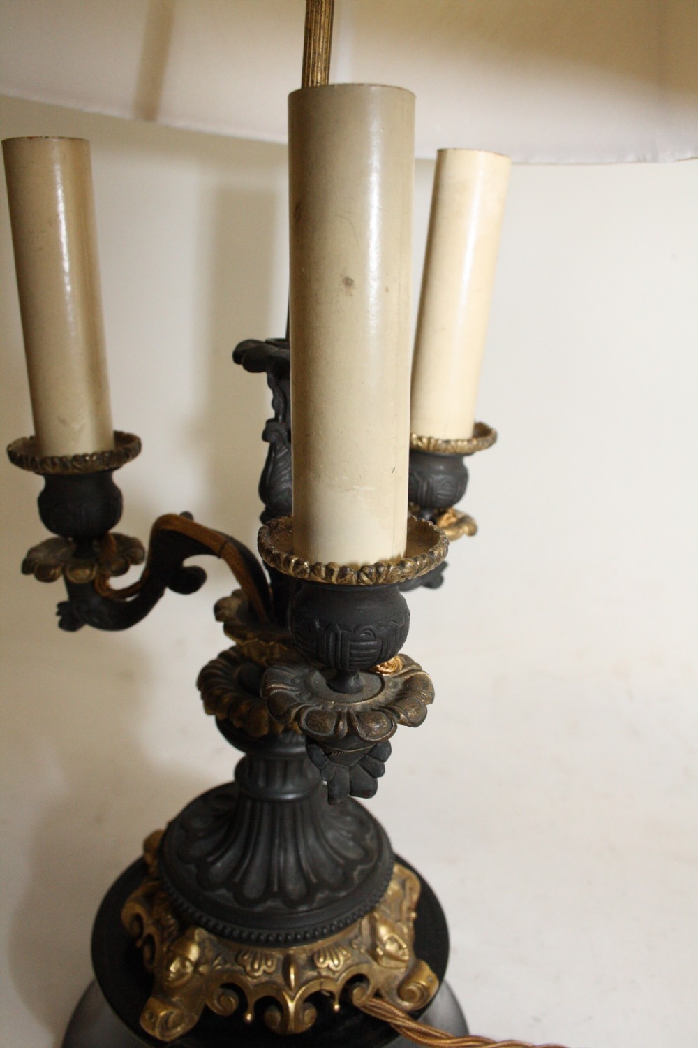 Pair of 19th century French Empire lamps View V
