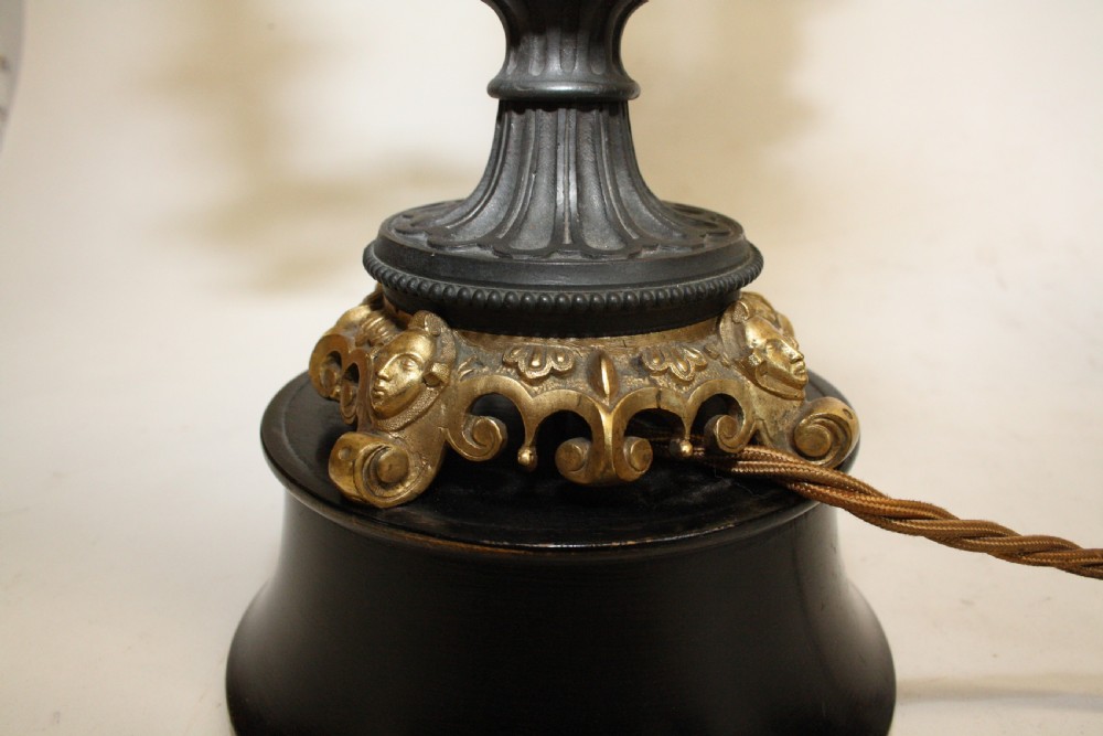 Pair of 19th century French Empire lamps View VI