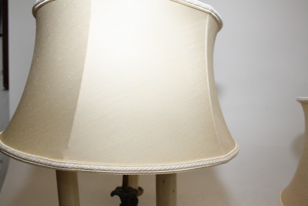 Pair of 19th century French Empire lamps View VIII