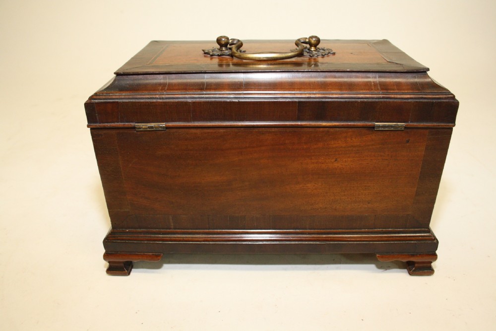 Early Georgian tea caddy View III