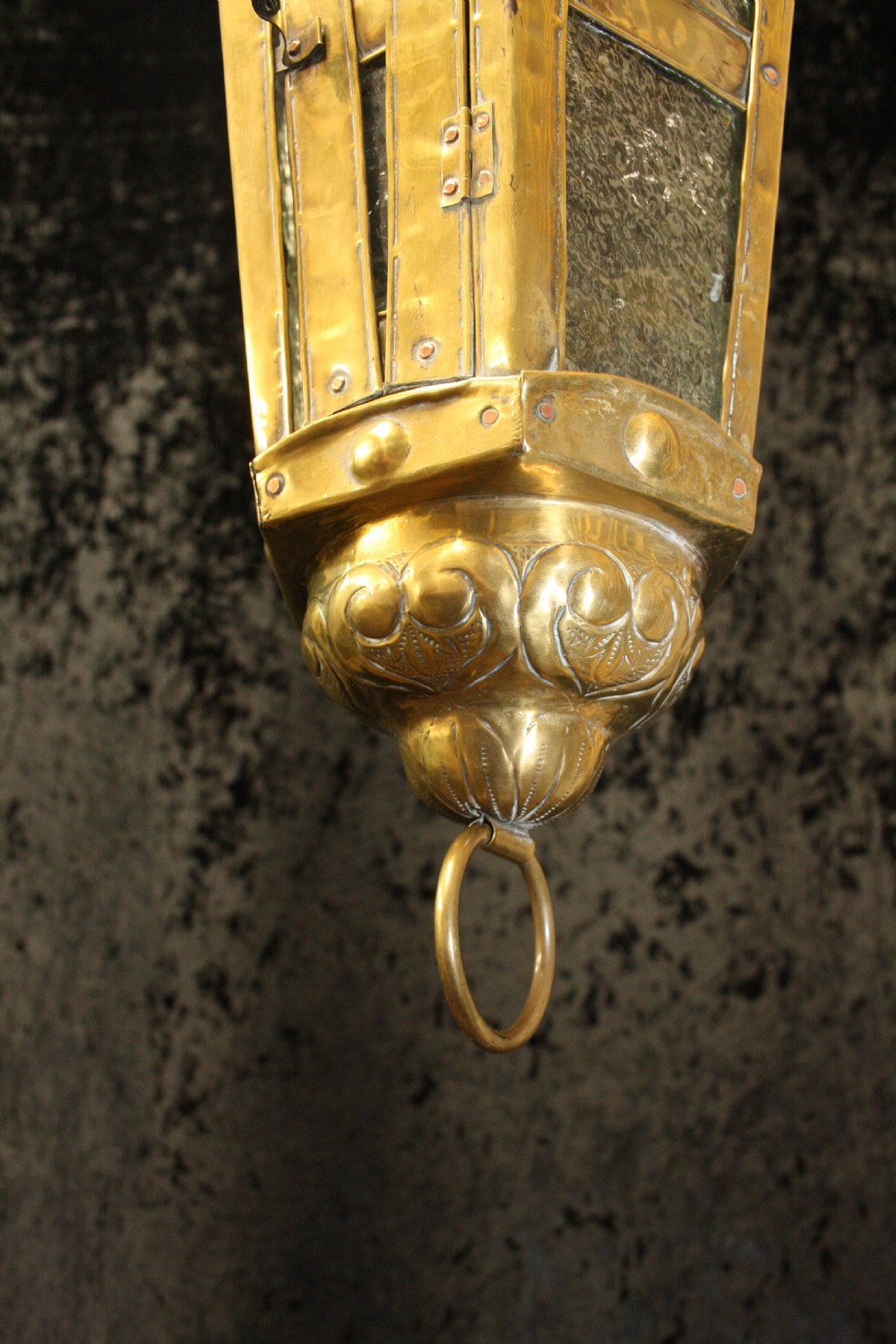 Dutch lantern in brass C1900 View III
