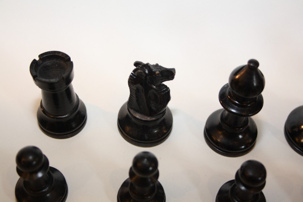 Early 20th century chess set View IV