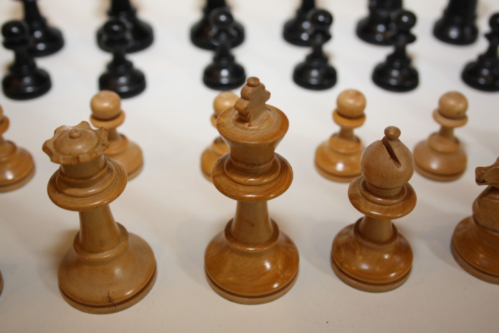 Early 20th century chess set View VI