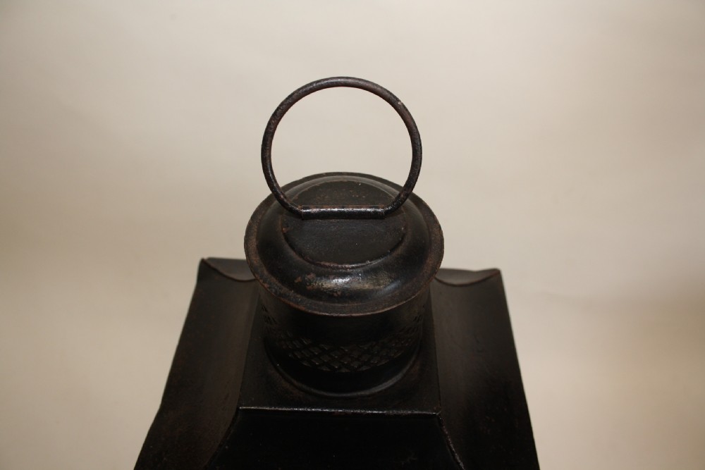 19th century Large steel lantern View II