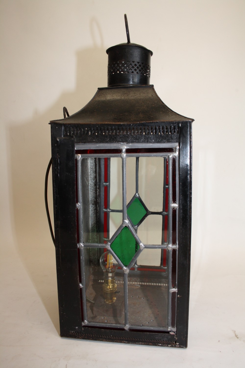 19th century Large steel lantern View V