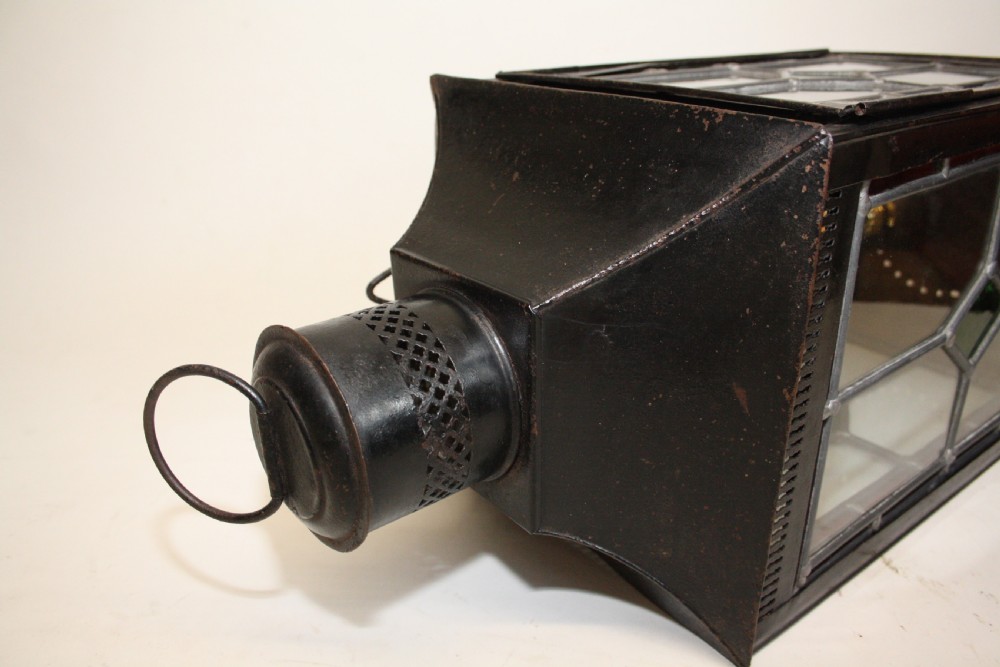 19th century Large steel lantern View X