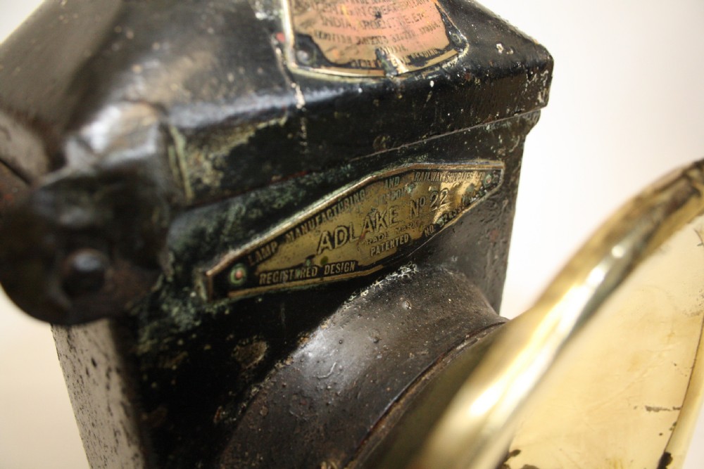 Early 20th century Railway light View IX