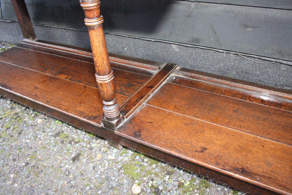 Georgian pot board oak dresser C1780 View IV