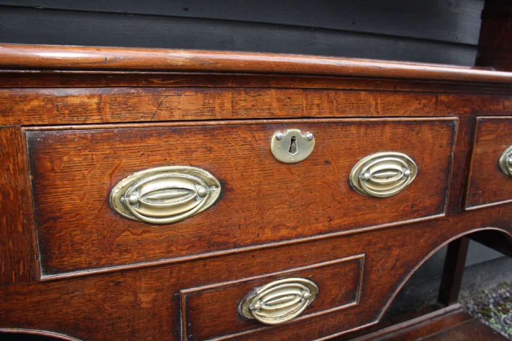 Georgian pot board oak dresser C1780 View VI