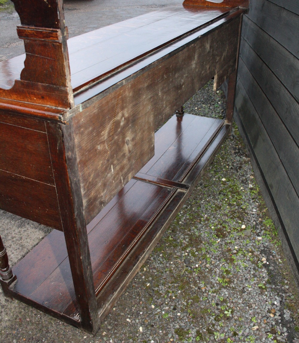 Georgian pot board oak dresser C1780 View VIII
