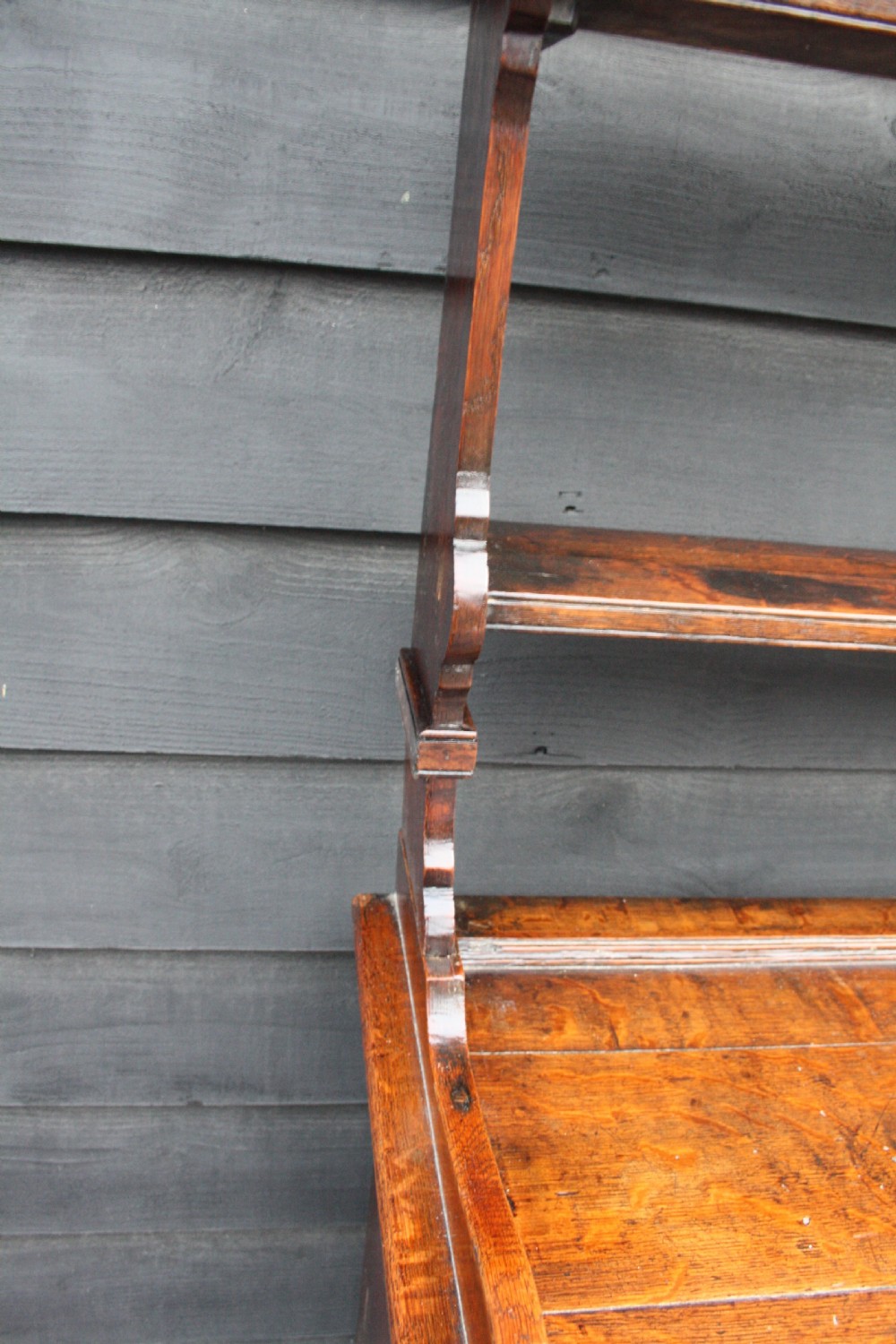 Georgian pot board oak dresser C1780 View XI