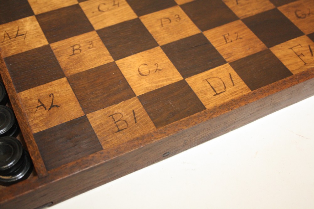 Late 19th century chess board  in Walnut View IV