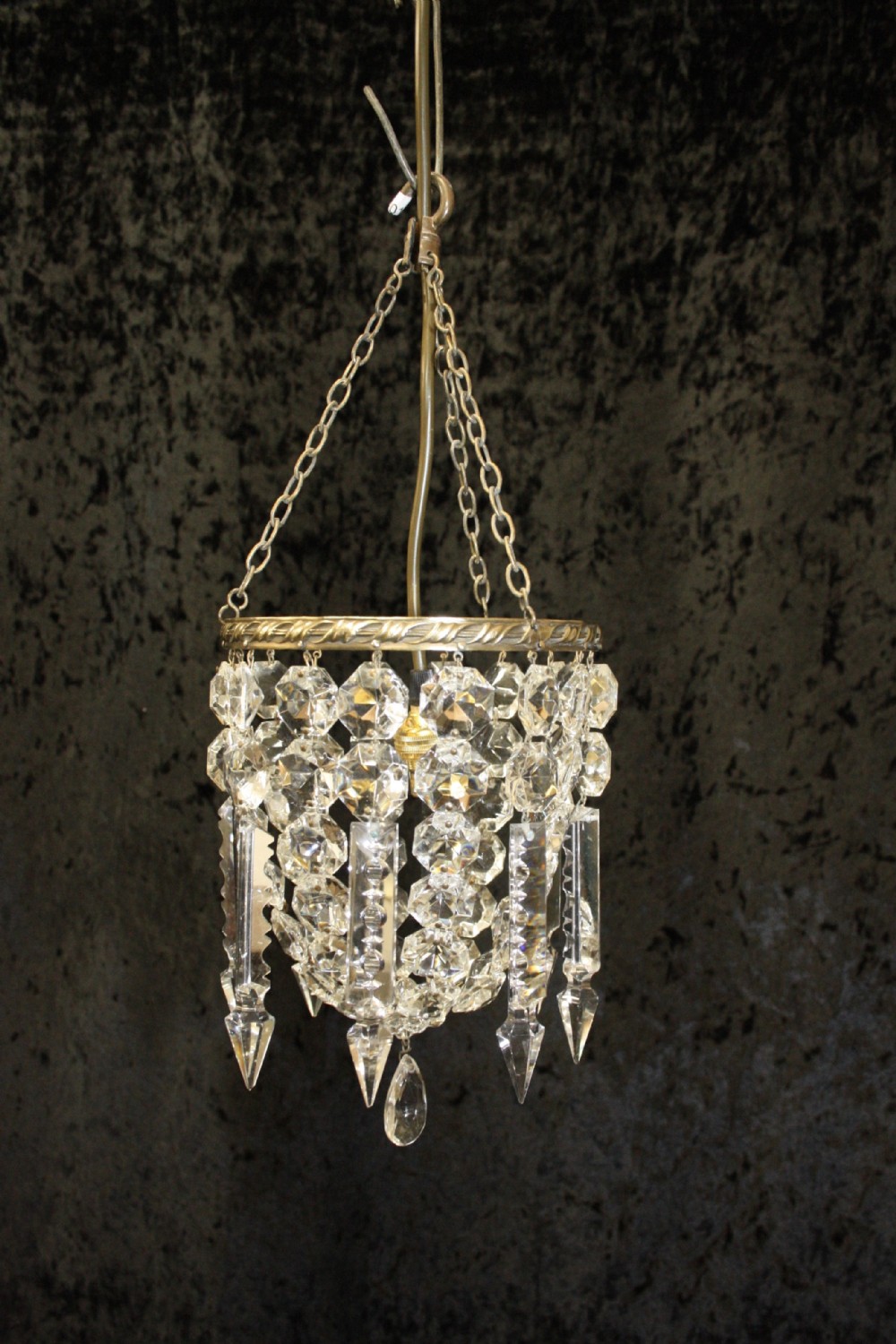 Early 20th century lustre chandelier