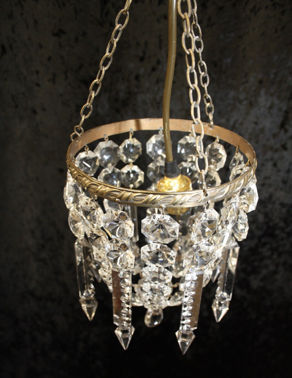 Early 20th century lustre chandelier View II