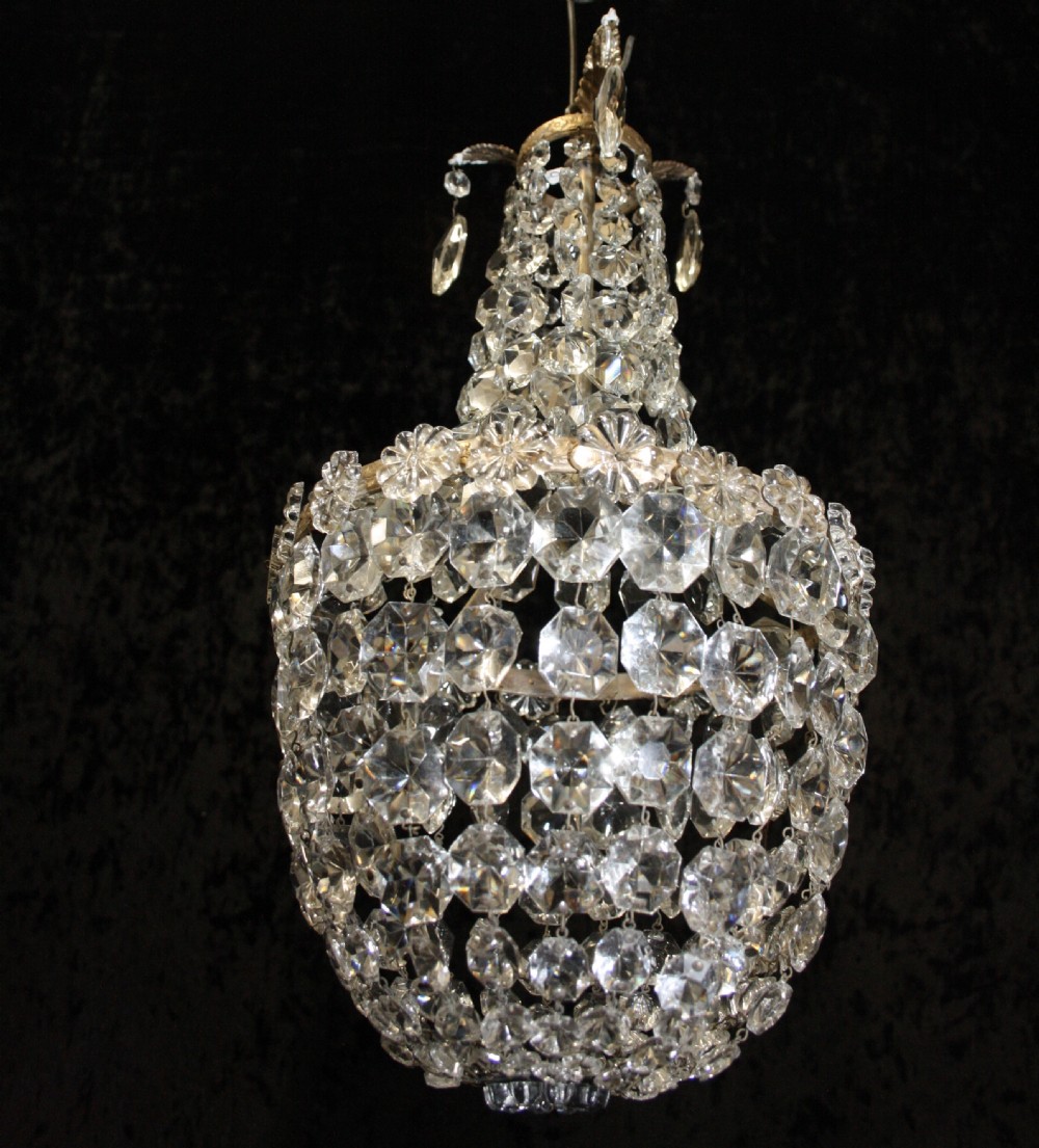 Early 20th century Bag chandelier View III