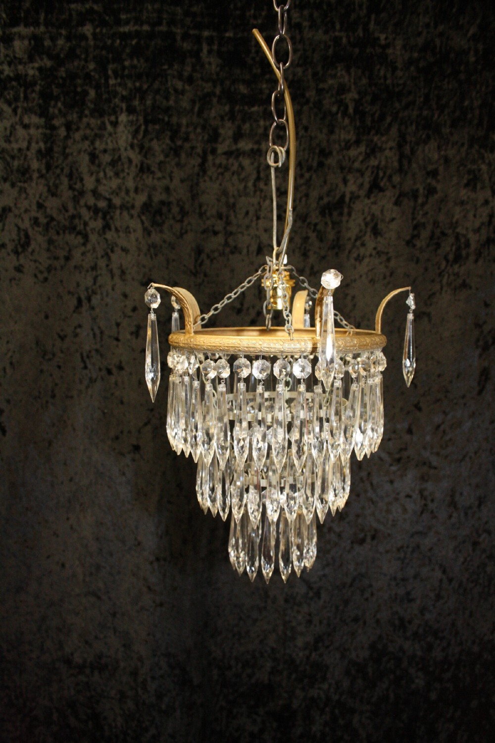 Early 20th century spike chandelier View II