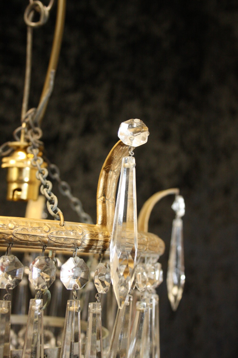 Early 20th century spike chandelier View V