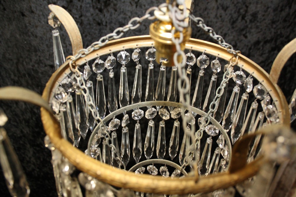 Early 20th century spike chandelier View VIII