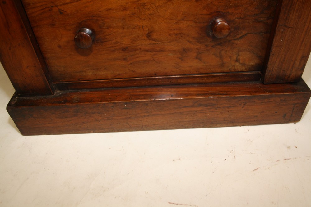 Late 19th century walnut Wellington chest View VI