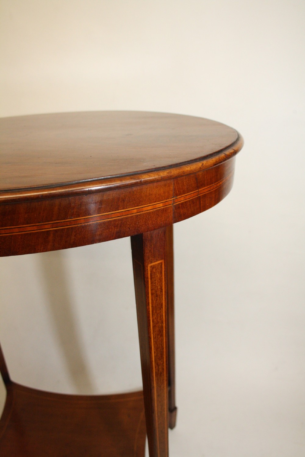 Oval occasional table circa 1900  View II
