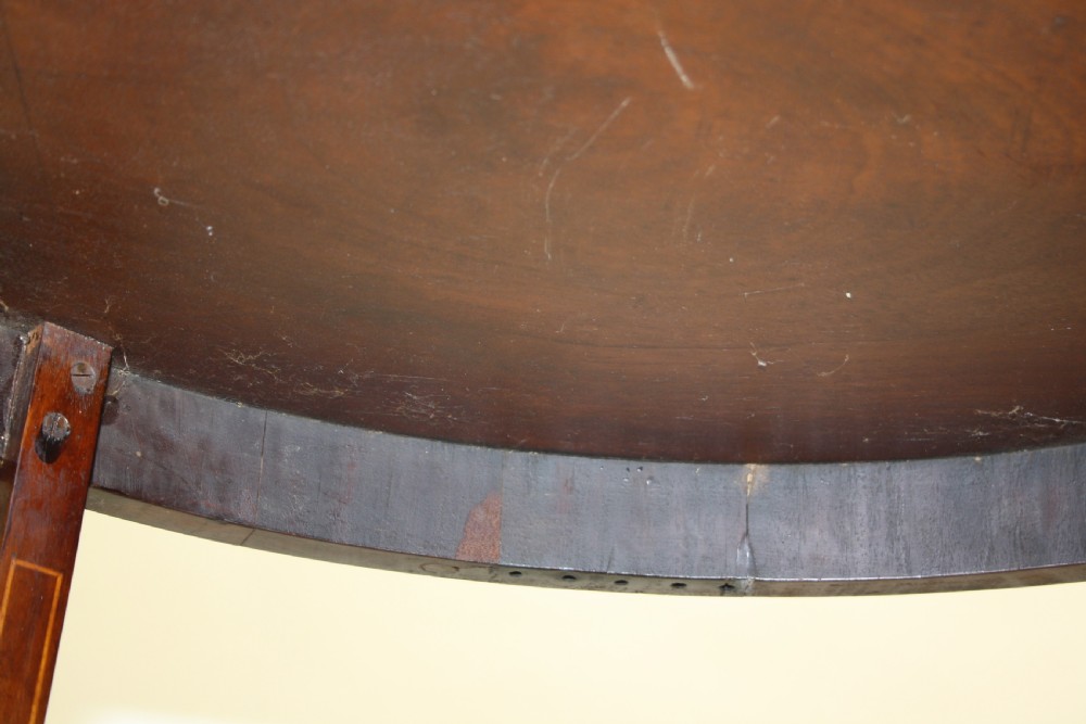 Oval occasional table circa 1900  View VI