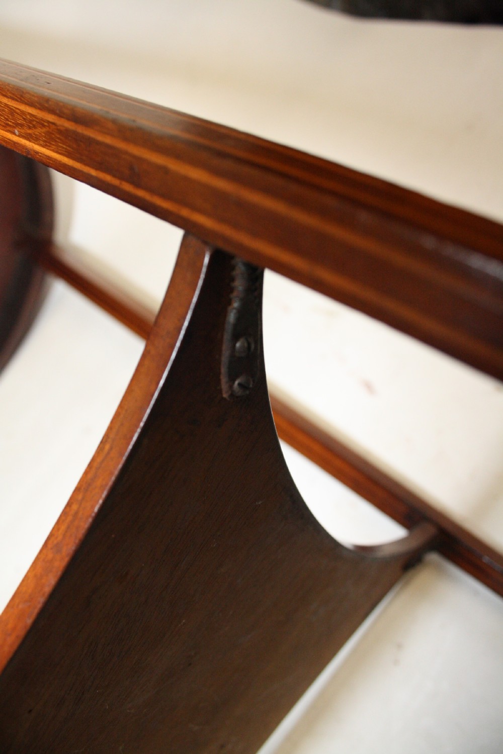 Oval occasional table circa 1900  View X