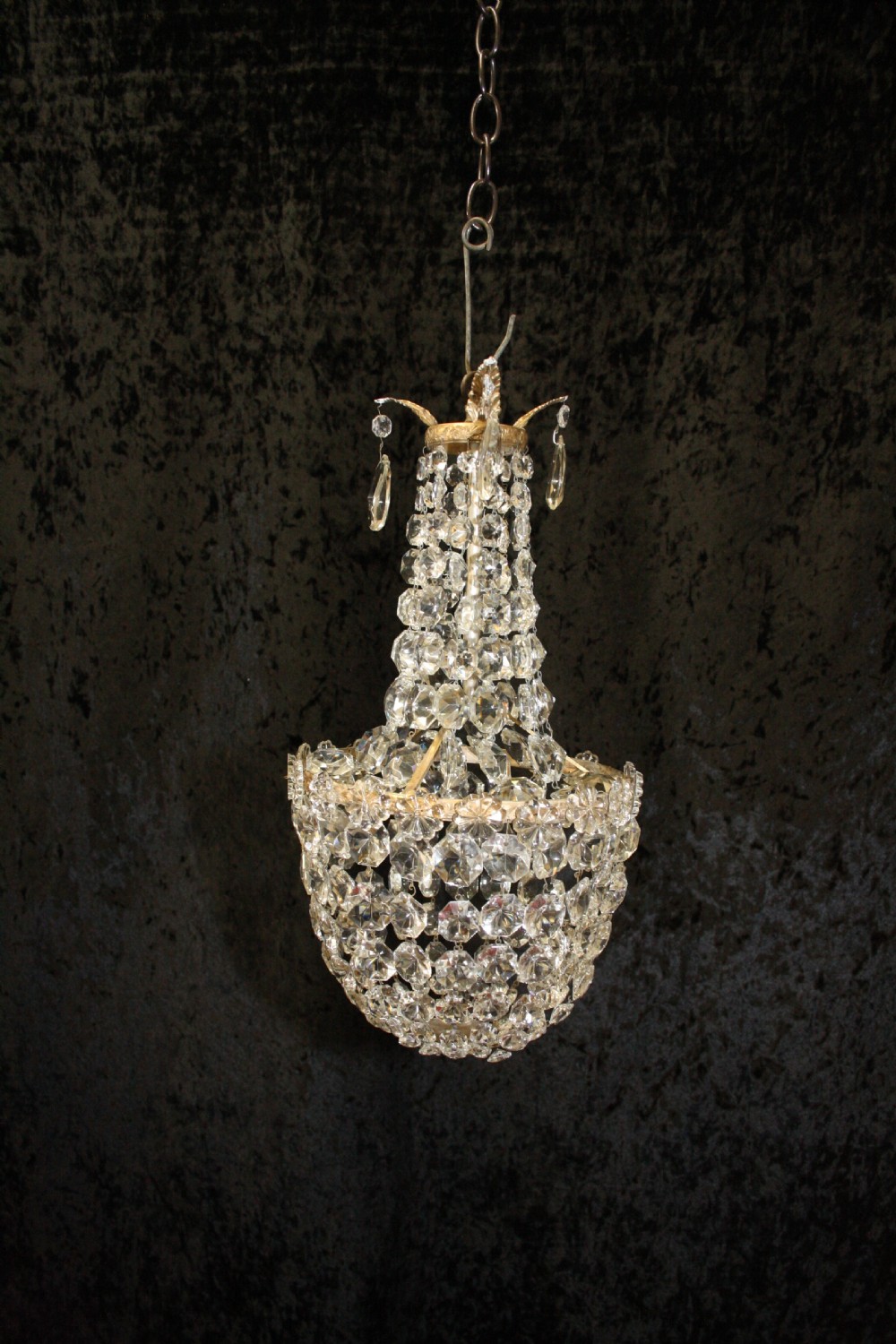 Early 20th century Bag chandelier