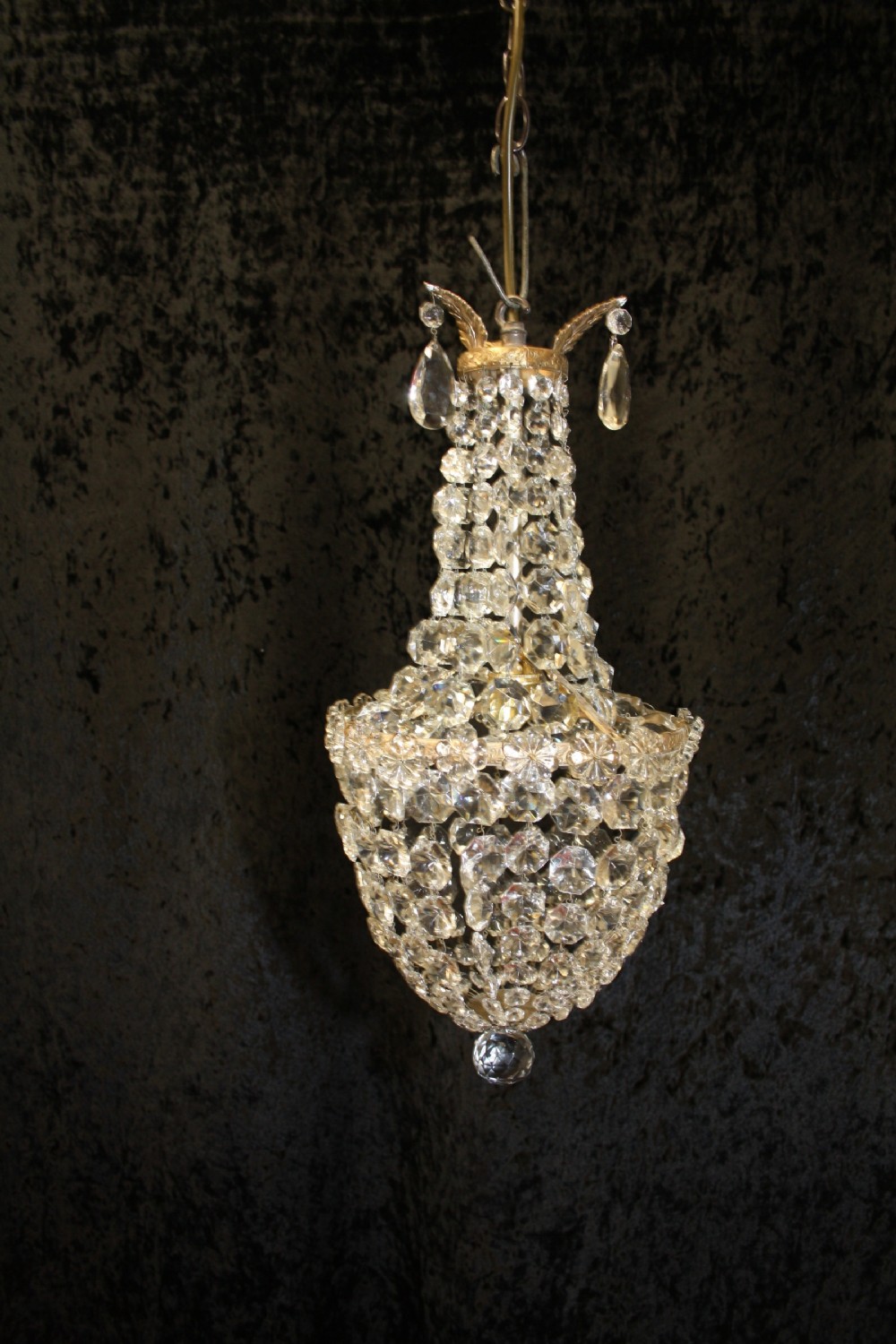 Early 20th century Bag chandelier