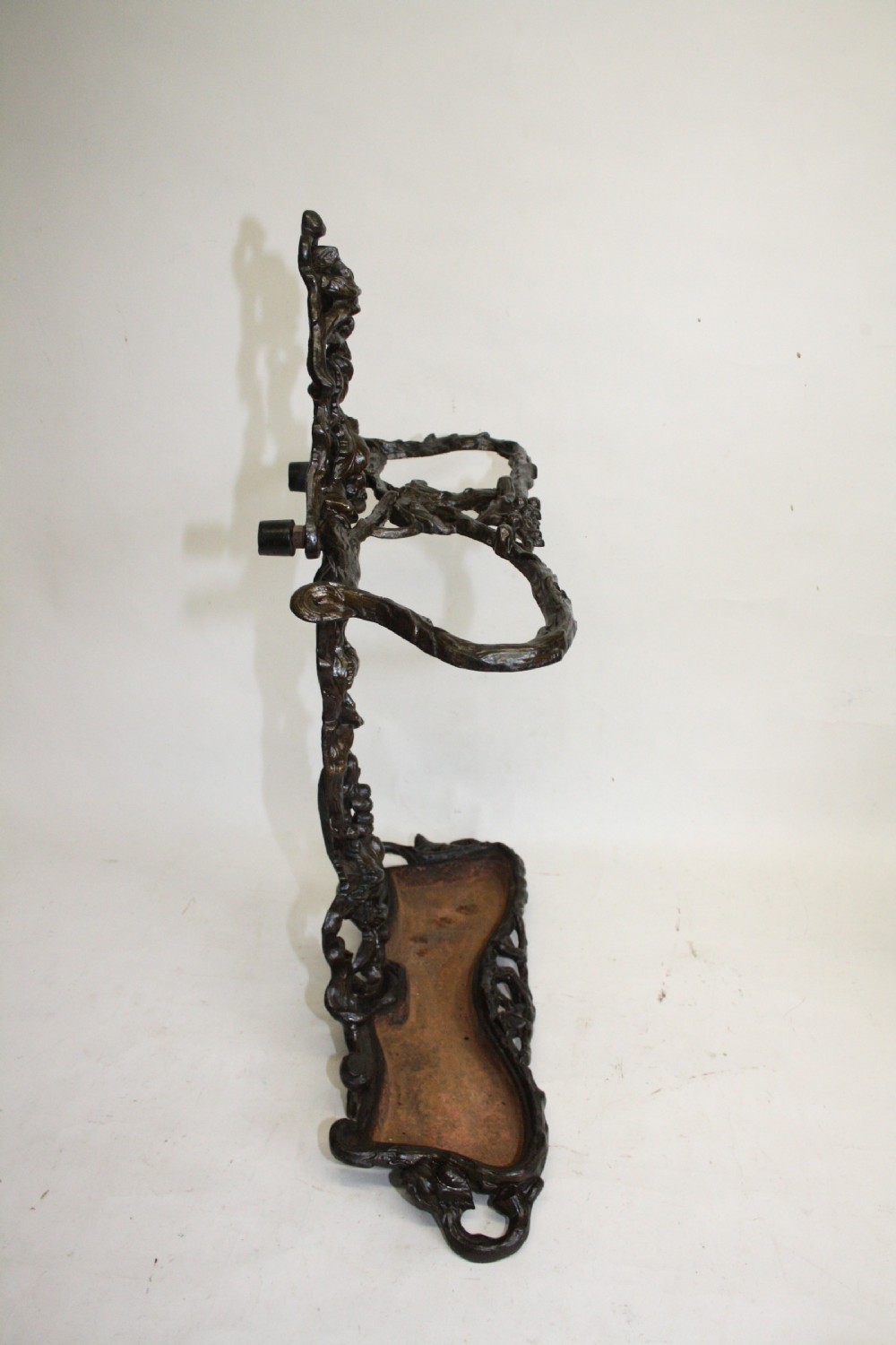 Cast iron stick stand C1880 View II