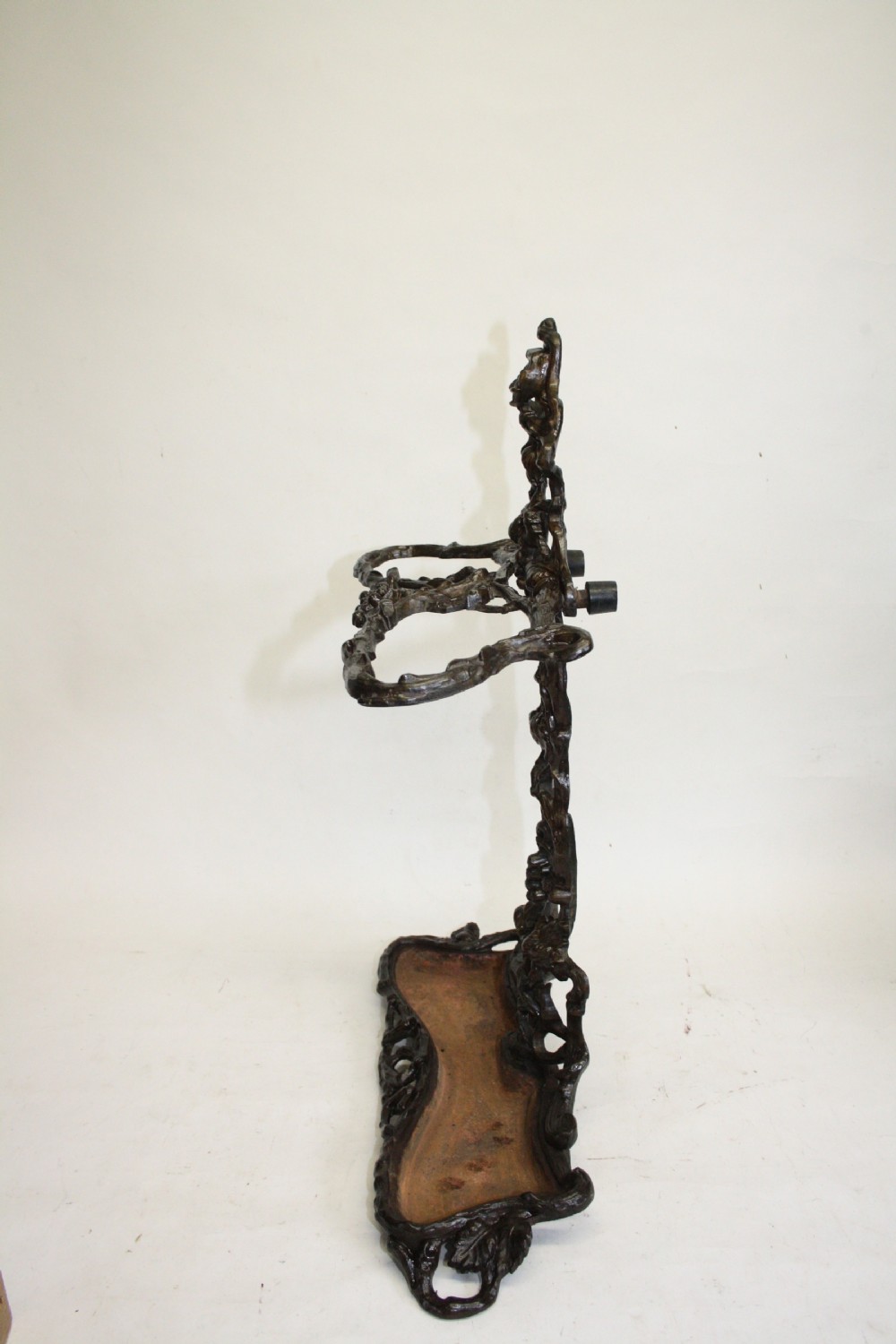 Cast iron stick stand C1880 View III