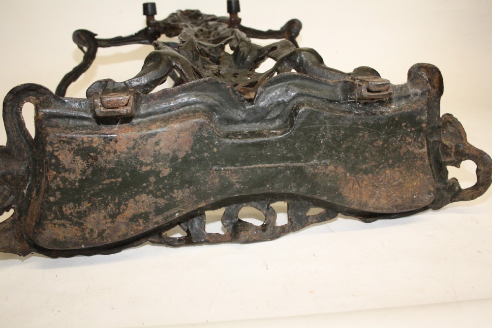 Cast iron stick stand C1880 View VIII