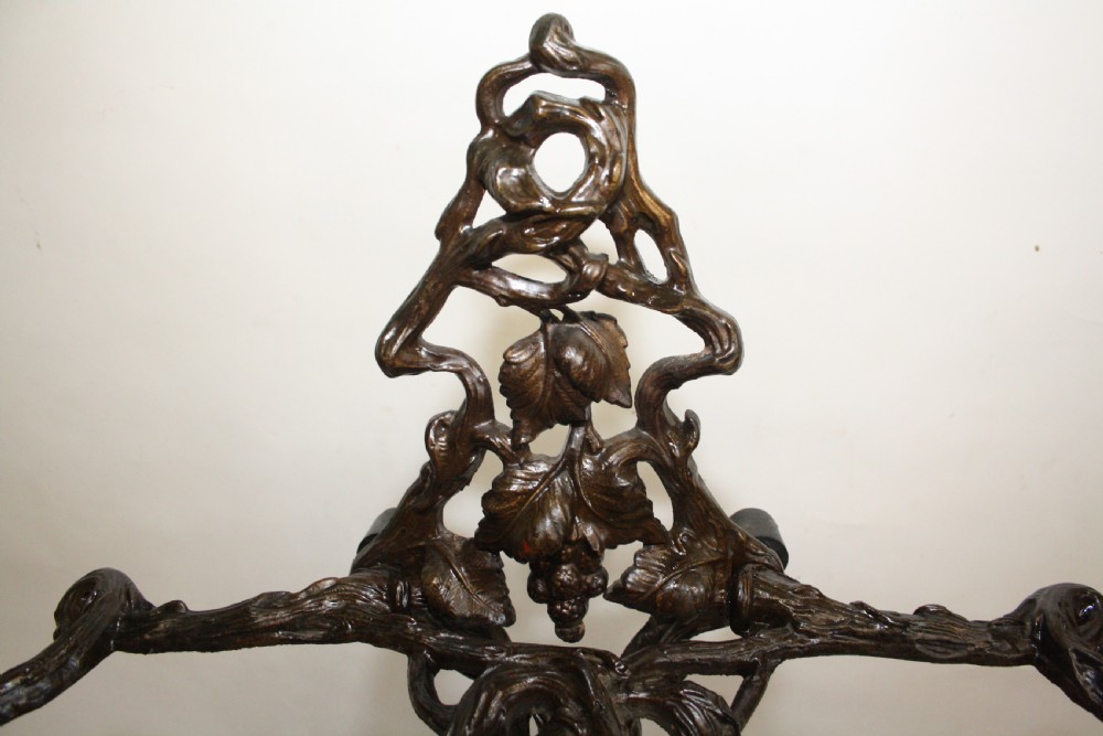 Cast iron stick stand C1880 View X