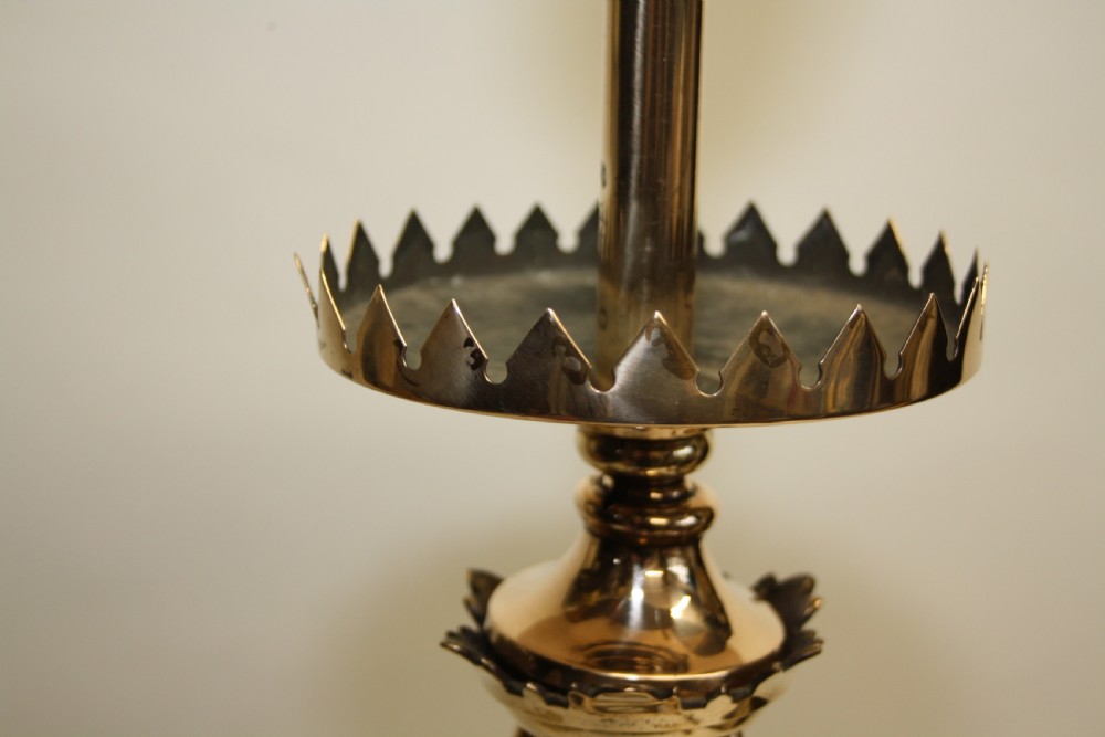 Late 19th century brass hall lantern View VI