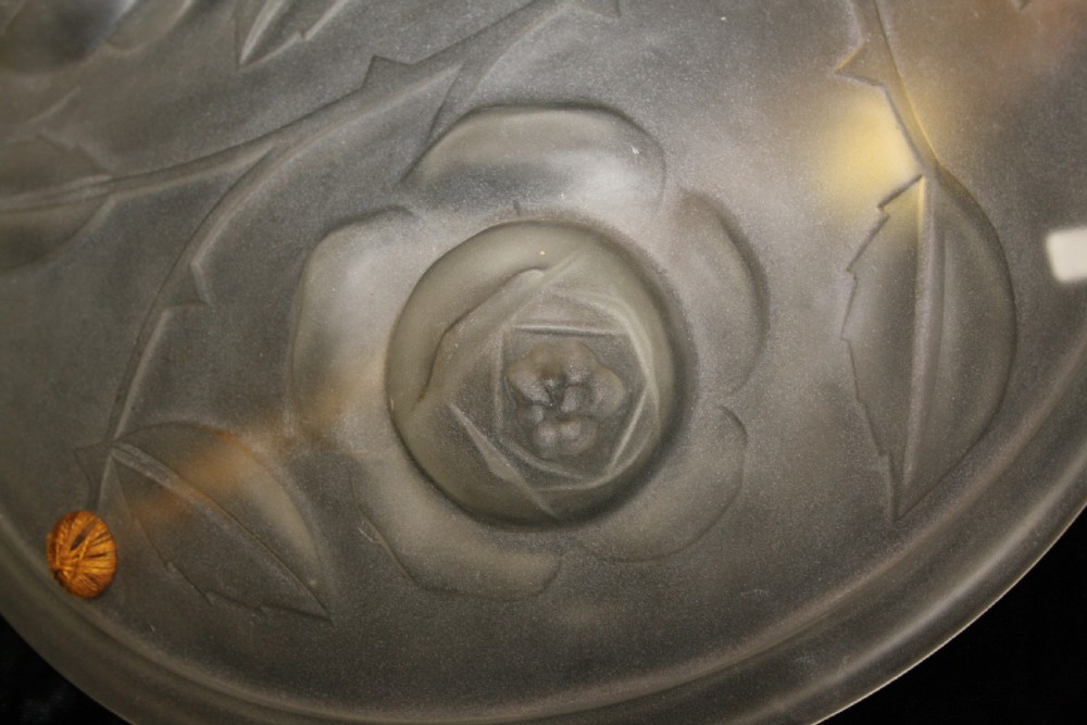 1930s glass dome chandelier View VII