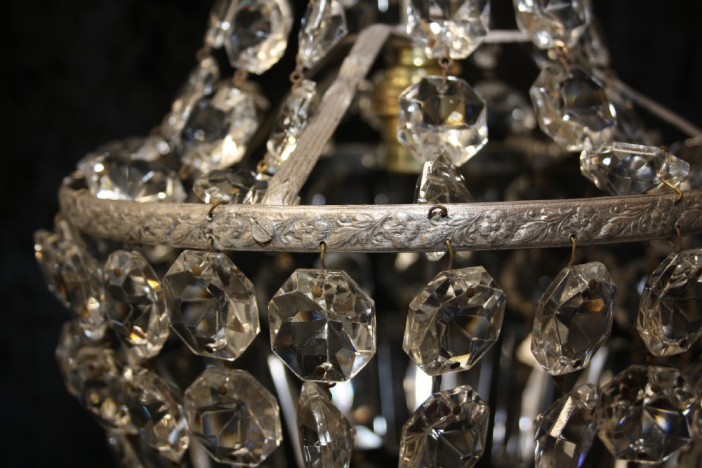 Early 20th century Bag chandelier. View IV