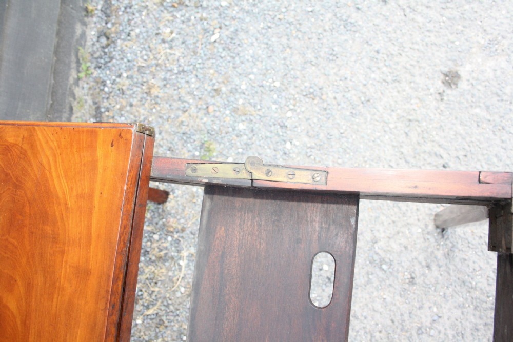 Georgian mahogany tea table With scissor action legs Mechanism. View VIII