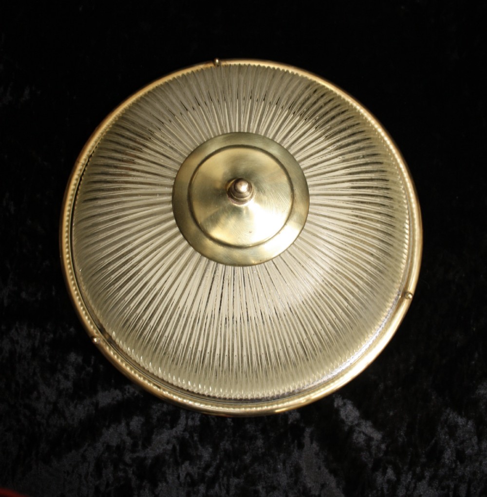 Domed glass ceiling light View II