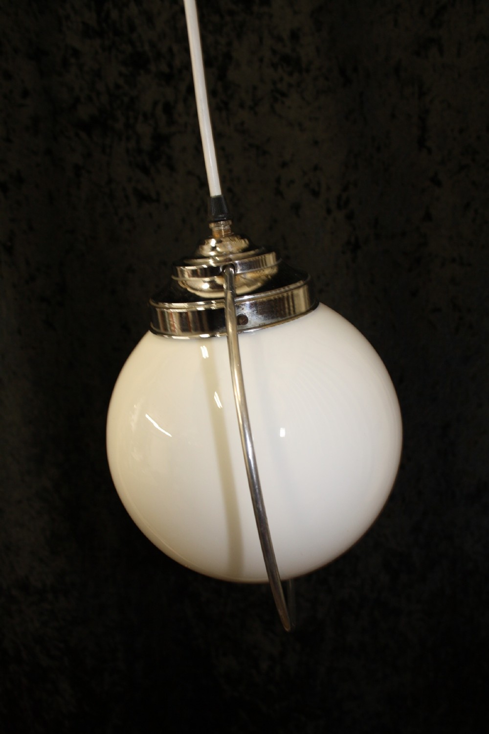 Opaque Art deco ceiling light View VI