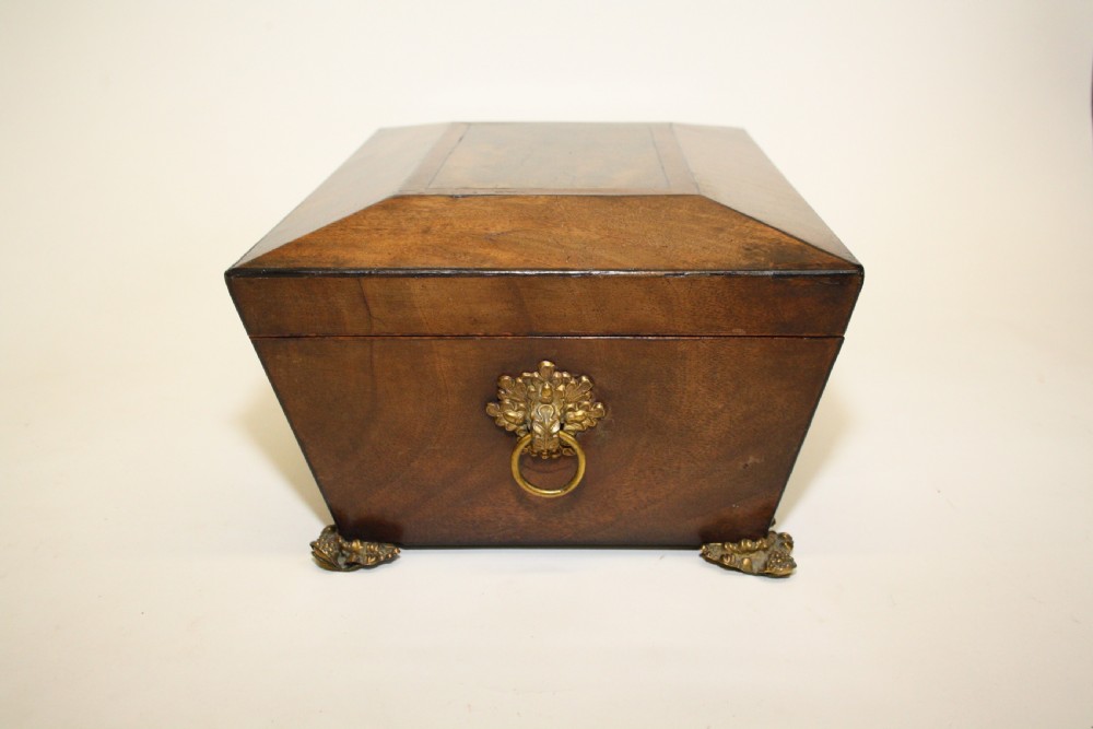 Sarcophagus shaped jewellery box circa 1820 View III
