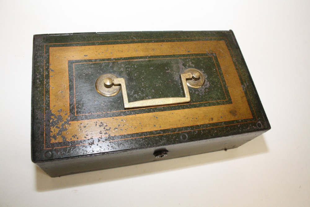 Steal strong box with cash tray View II