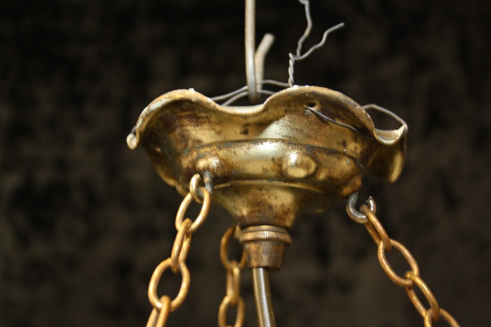 Early 20th century four tier chandelier View III
