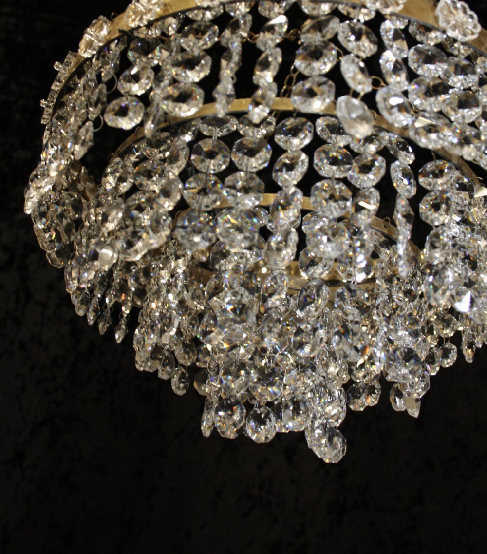 Early 20th century four tier chandelier View VII