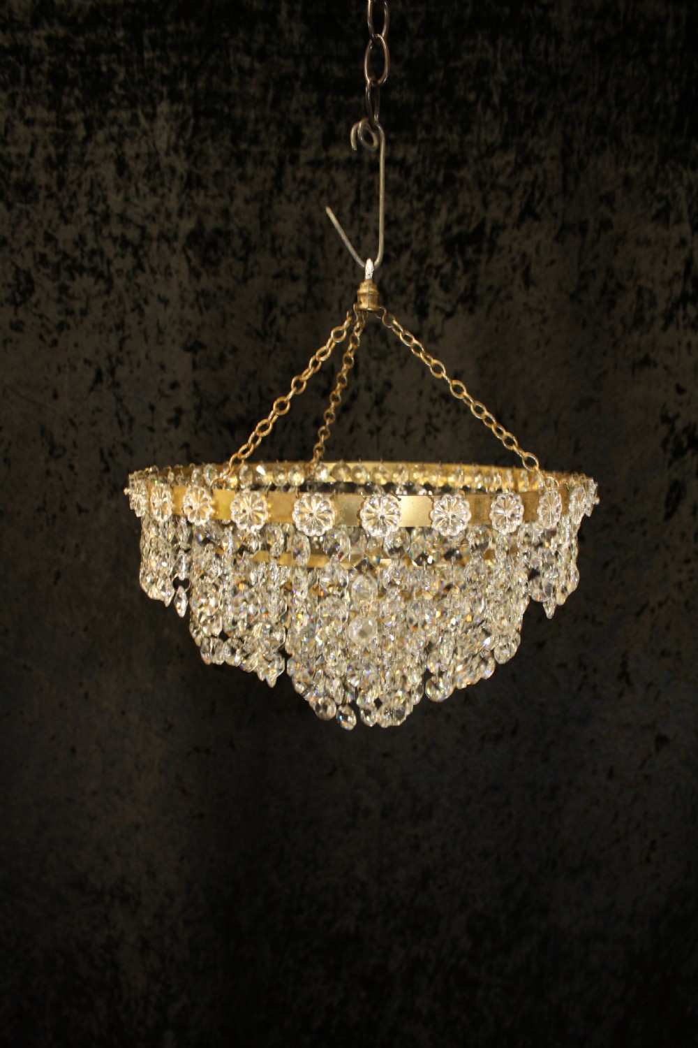 Early 20th century four tier chandelier