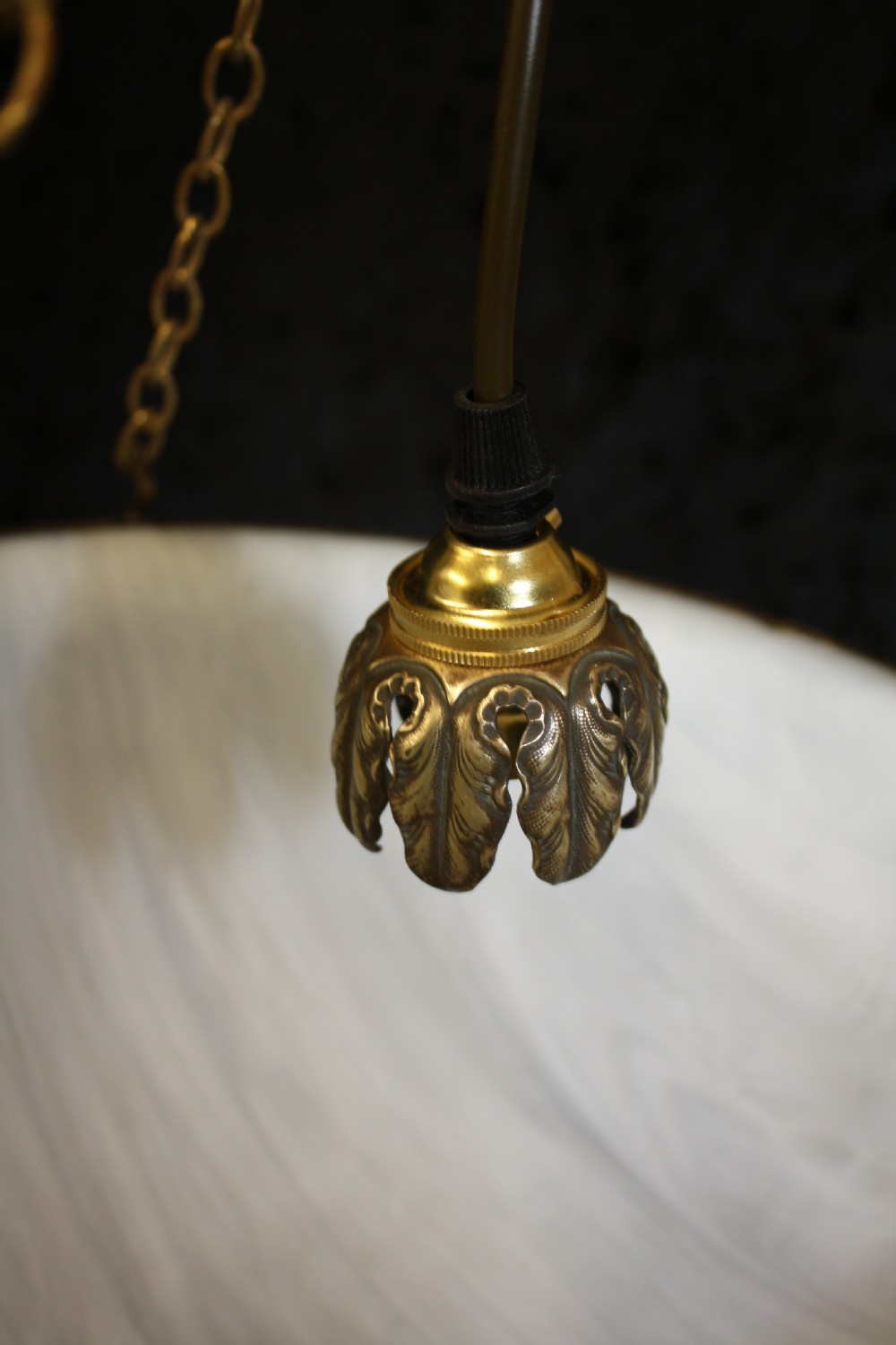 Early 20th century glass chandelier View II