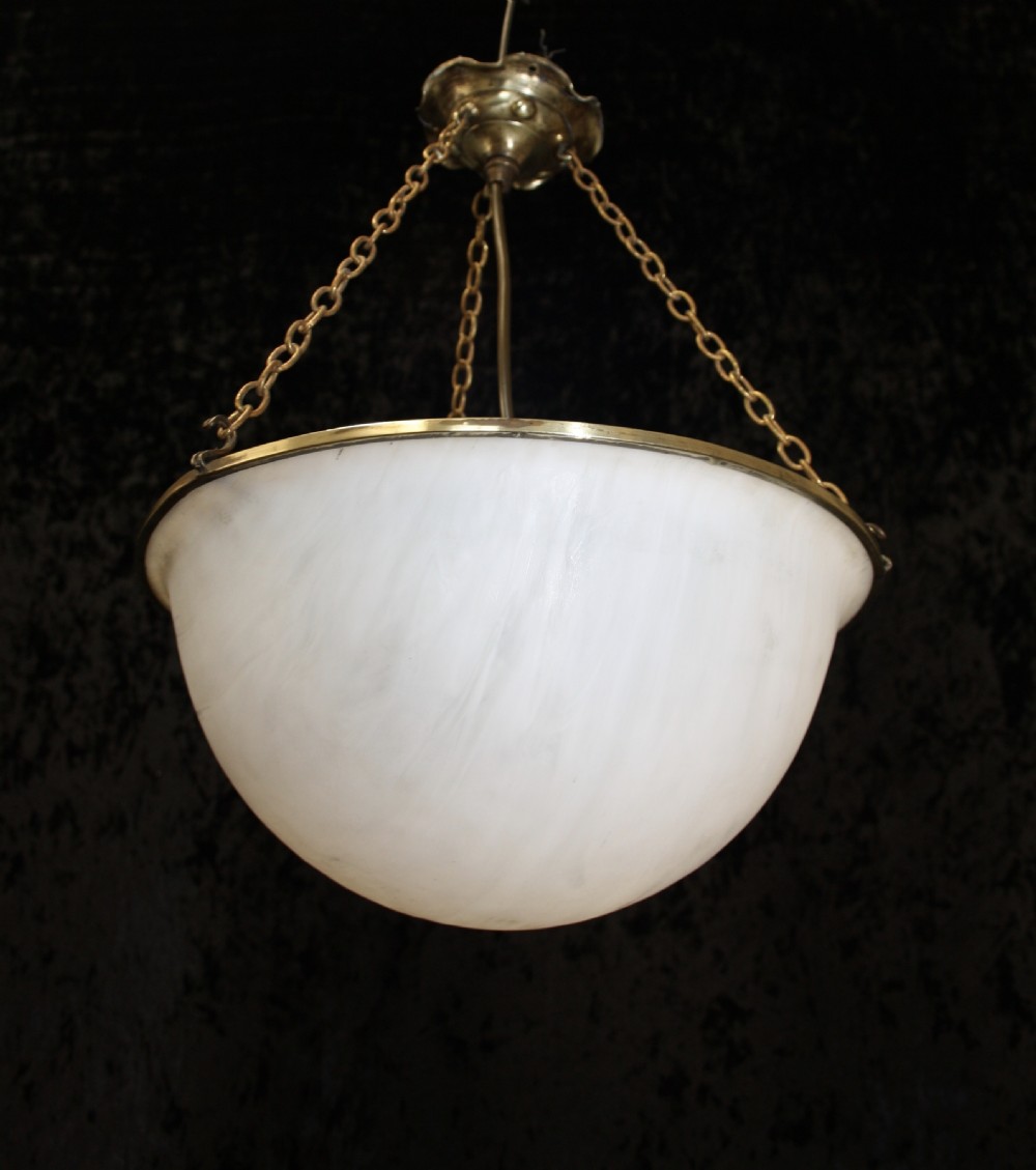 Early 20th century glass chandelier View VI