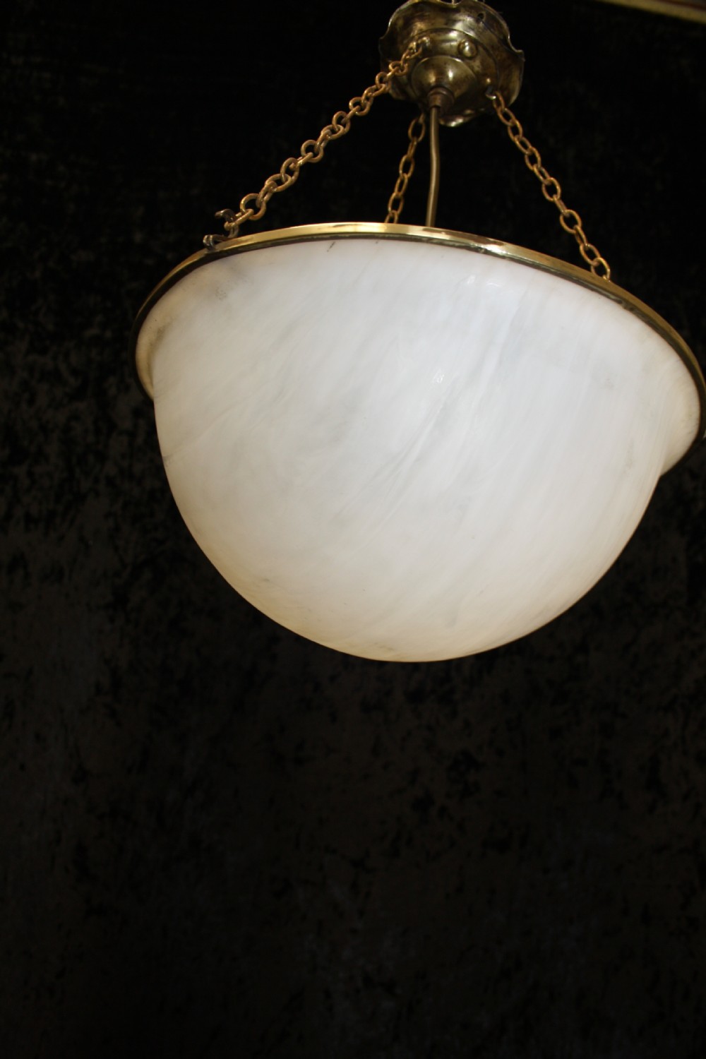 Early 20th century glass chandelier View VII