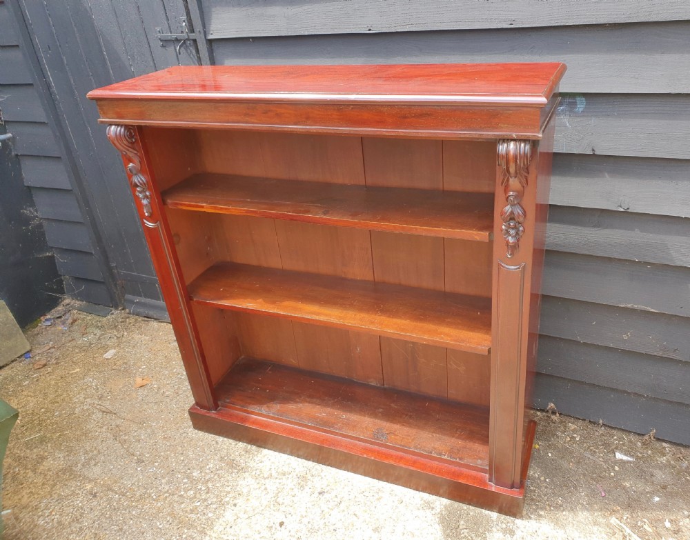 William IV book case in mahogany