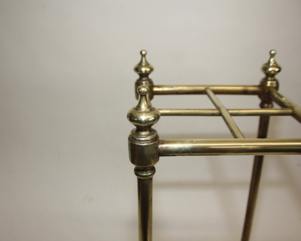 Late 19th century Small square sticks stand View II