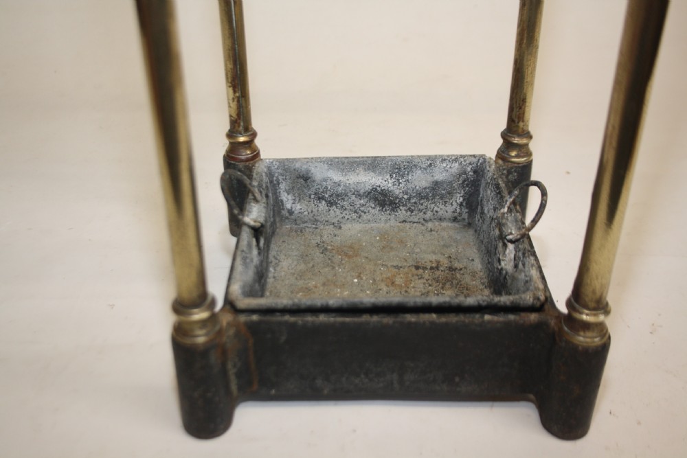 Late 19th century Small square sticks stand View VII